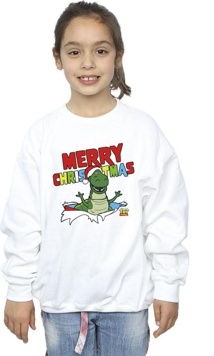 Produktbild Disney Toy Story Rex Christmas Burst Sweatshirt Mädchen (128)
