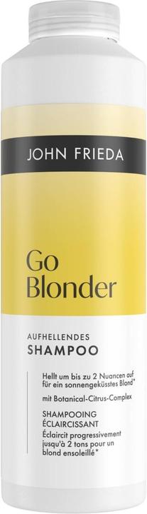 Actual product image John Frieda Go Blonder Shampoo 500ml (Liquid shampoo)