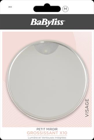 BaByliss LED Magnifying Mirror x10 with Suction Cups (Ø 16.5 x 11)