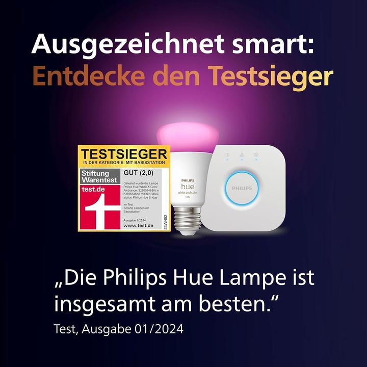 Actual product image Philips Hue Secure Camera Bundle (1100 lm, E27)