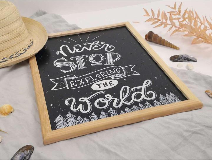 Produktbild Maul Kreidetafel mit Holzrahmen, 40x60 cm im Karton holz (Wandtafel, 60 x 40 cm)