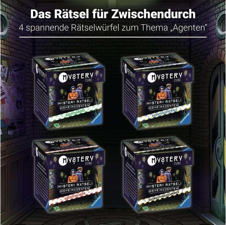 Actual product image Ravensburger 20226 - Mystery Cube - The Agent Centre - Puzzles for EXIT enthusiasts aged 10+ (German)