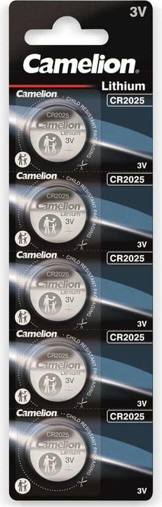 Produktbild Camelion CR2025-BP5 - Einwegbatterie - CR2025 - Lithium - 3 V - 5 Stück(e) - 150 mAh (5 Stk., CR2025, 150 mAh)