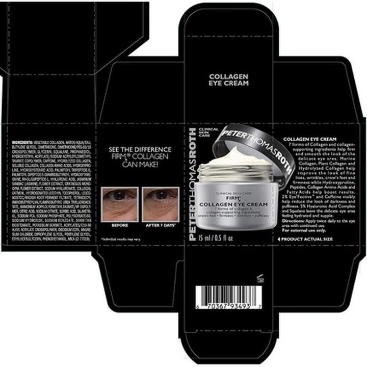 Produktbild Peter Thomas Roth CLINICAL SKIN CARE Firmx Collagen Eye Cream (Augenpflege Gel, 15 ml, Tag)