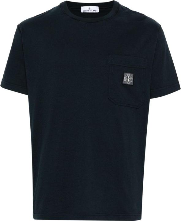 Actual product image Stone Island T-shirts And Polos Blue (XL)