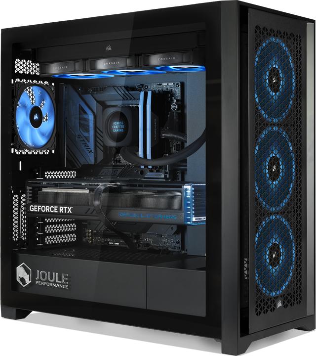 Image du produit Joule Performance PC de jeu haut de gamme RTX4090 R9 64GB 4TB L1129810 (4000 Go, 64 Go, AMD Ryzen 9 270, GeForce RTX 4090)