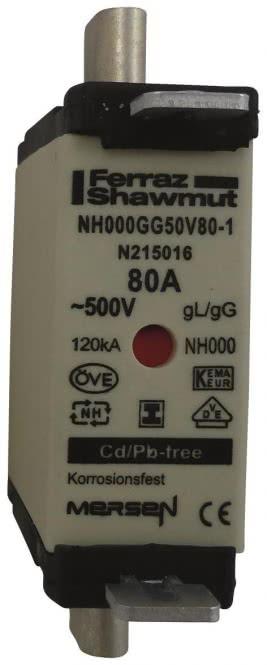 Produktbild Mersen NH-Sicherungseinsatz (80 A)