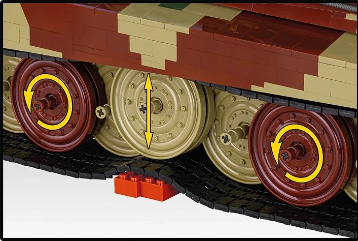 Actual product image Cobi 11000 PCS TIGER II Königstiger 1:12 COBI-2808