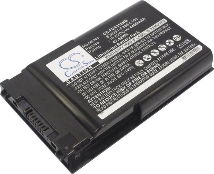 Actual product image NoName Battery for Fujitsu LifeBook T1010 etc
