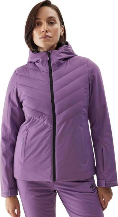 Actual product image 4F Ladies' ski jacket F122 dark purple 4FAW23TJACF122 50S (50)