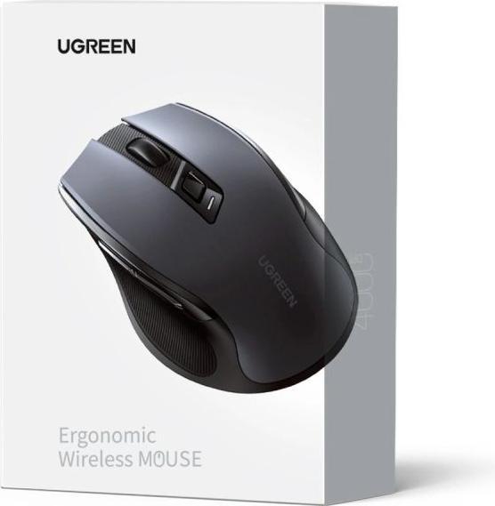 Actual product image Ugreen Wireless mouse 2.4 GHz&BT (black) (Wireless)