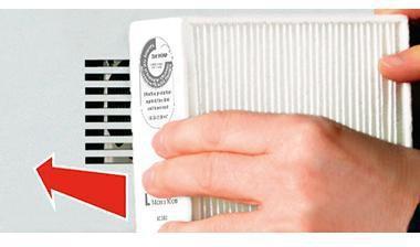 Actual product image tesa Clean Air fine dust filter M for laser printers