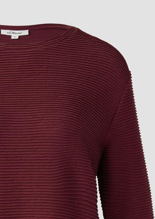 Produktbild s.Oliver Sweatshirt Leichtes Sweatshirt mit Struktur (40)