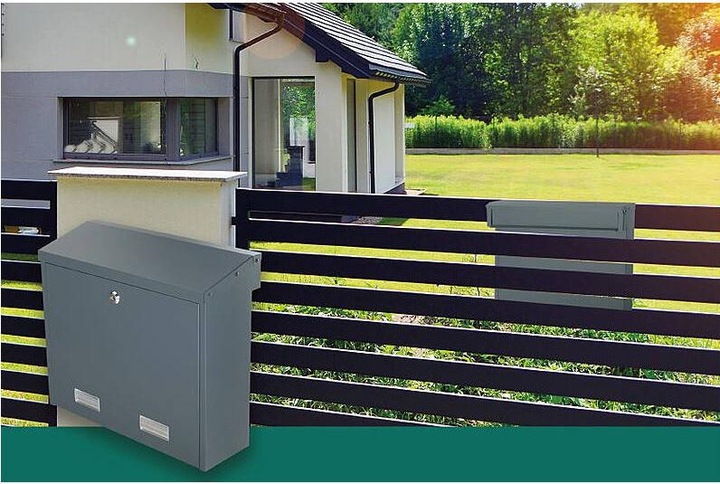 Actual product image SafePost 925 Fence letterbox rear removal