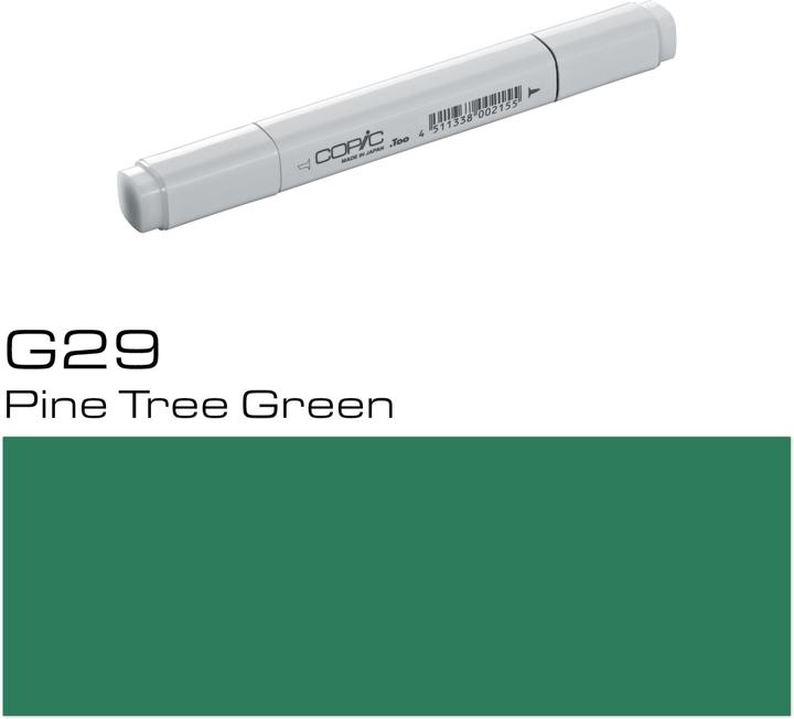 Actual product image Copic Graphic marker Classic type G - 29 (G29 - Pine Tree Green, 1 x)