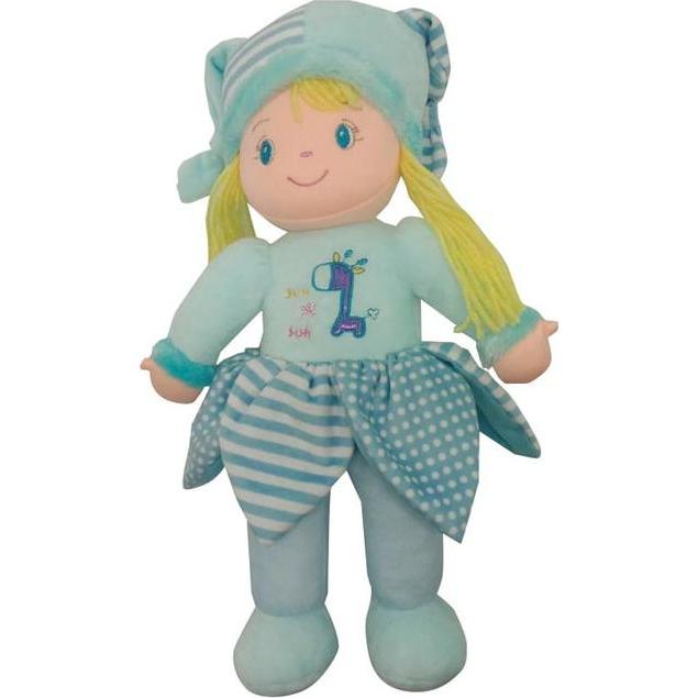 Besttoy Weichpuppe Maggy - blau mit Zipfelmütze und Rock