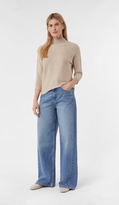 Produktbild Comma Strickpullover Strickpullover aus Viskosemix mit Stehkragen (42)