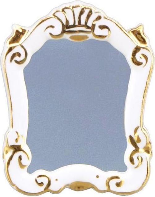 Reutter 001.624/6 - Barockspiegel, weiss, Miniatur