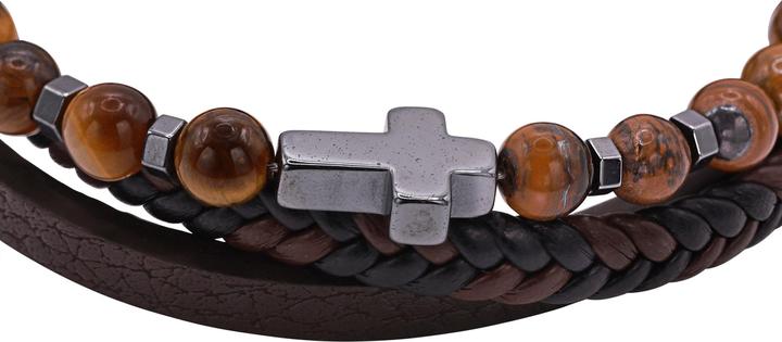 Immagine prodotto Heideman Giulio nero e marrone (17 cm, 100% pelle)