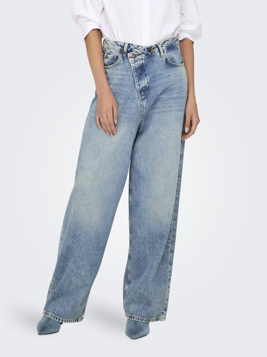 Produktbild Only Weiter Beinschnitt Mittlere Taille Jeans Weit geschnitten jeans (W30/L34)