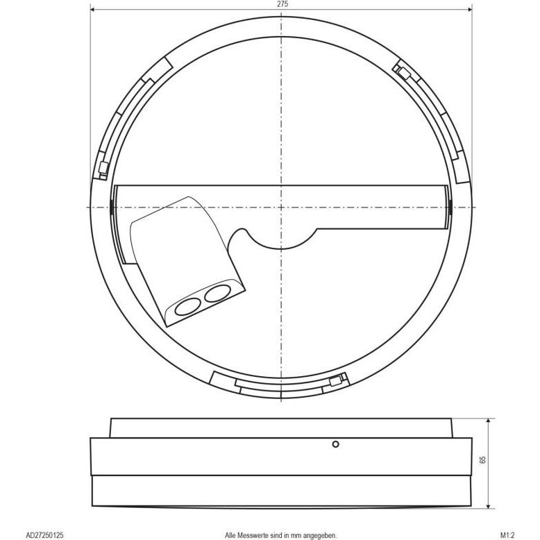 Thumbnail - EVN, Wandleuchte + Deckenleuchte, AD27250125 (2900 lm)