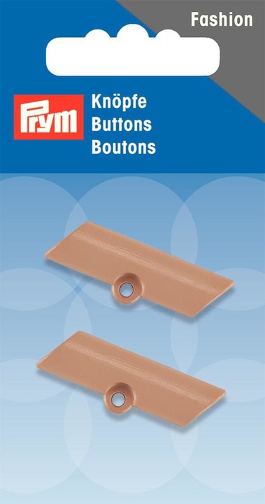 Actual product image Prym Button eyelet, toggle beige, 33 mm