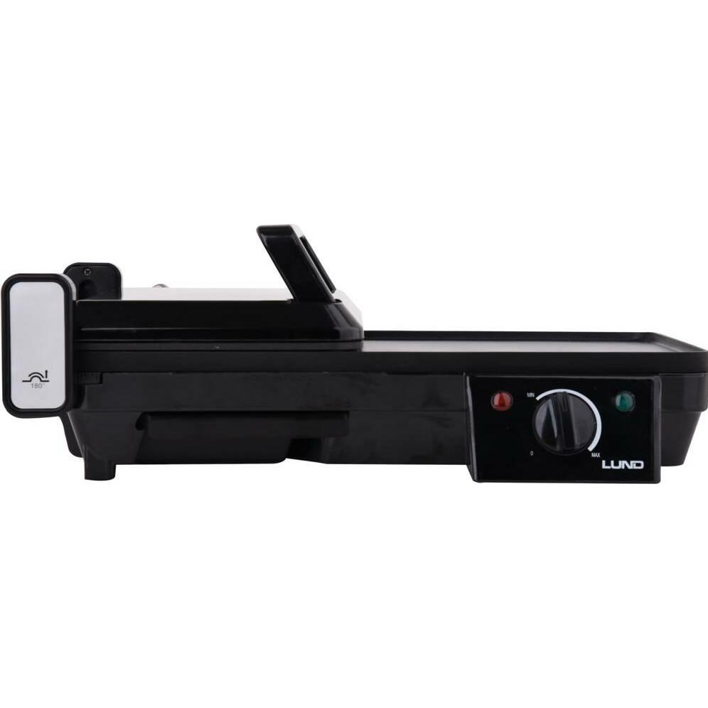 Thumbnail - Vorel LUND GRILL ELEKTRYCZNY 2w1 2000W 40,5x25cm, Tischgrill, Schwarz