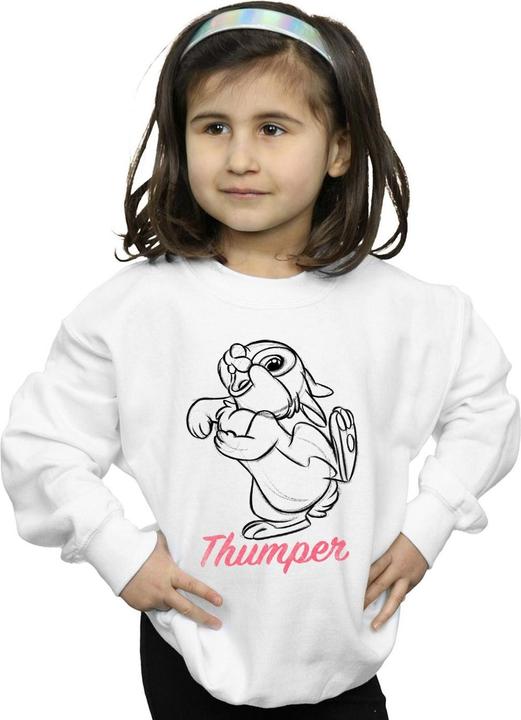 Produktbild Disney Bambi Thumper Line Drawing Sweatshirt Mädchen (152, 158)