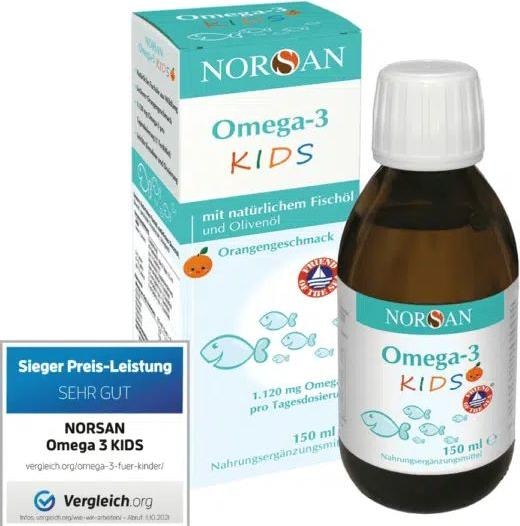 Produktbild Norsan Omega-3 Kids (1 Stück, Öl, 261 g)