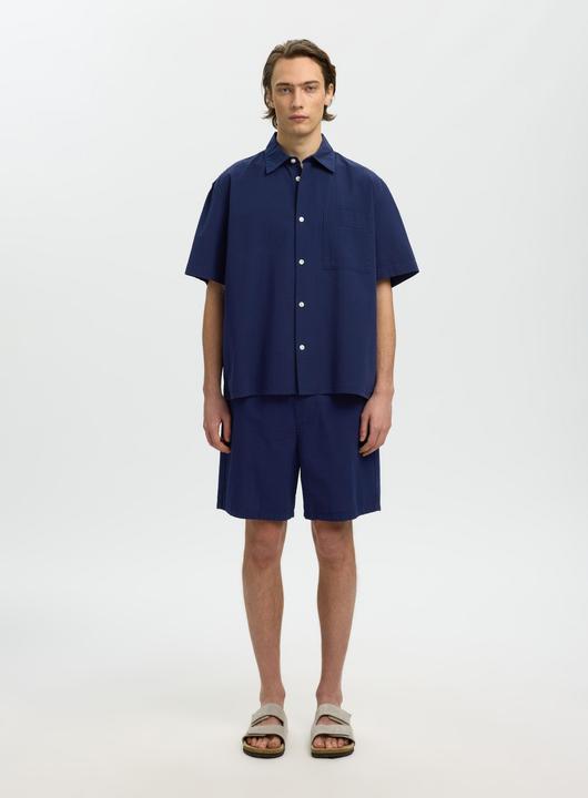 Image du produit Selected Regular Fit Seersucker Shorts (M)