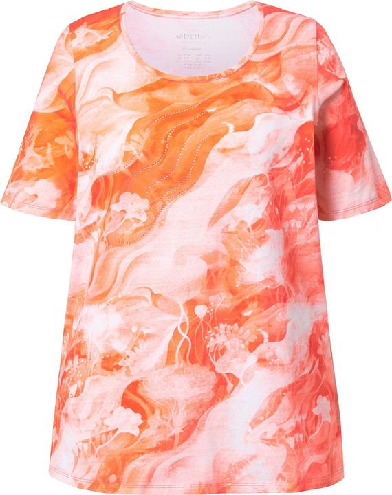 Produktbild Ulla Popken T-Shirt, A-Linie, Rundhals, Halbarm, Pima Cotton (50, 52)