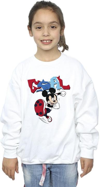 Produktbild Disney Mickey Mouse Goal Striker Pose Sweatshirt Mädchen (116)