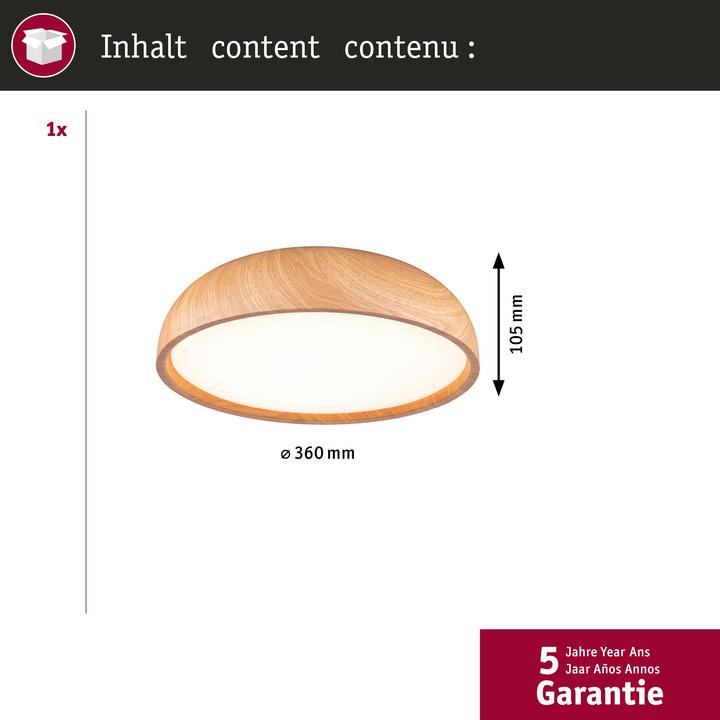 Actual product image Paulmann PAUL LED ceiling light (2500 lm)