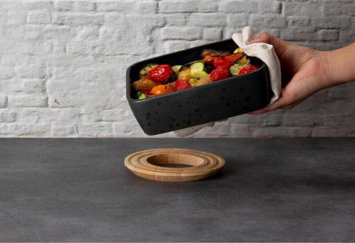 Actual product image Continenta Rubber tree coaster round, Ø 21x1.5cm (1x, Pan coaster)