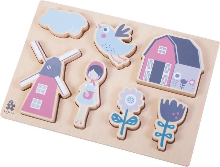 Sebra Puzzle Farm Mädchen