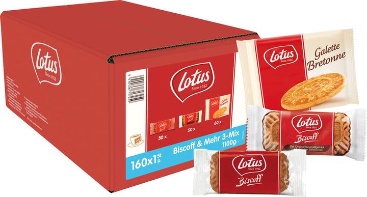 Image du produit Lotus Biscoff & Mehr 3-Mix (160 pcs, 1100 g)