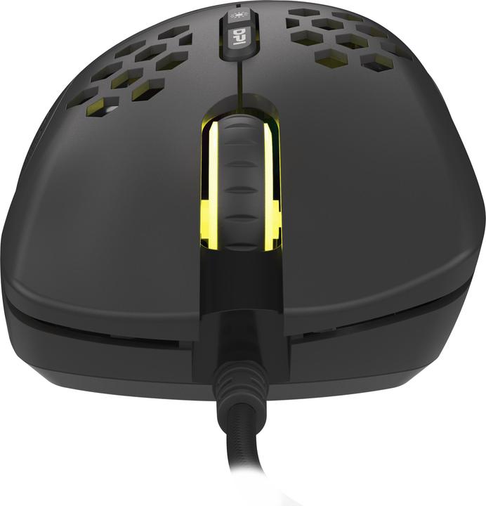 Actual product image Genesis for games Krypton 555 with cable, 8000 DPI, USB 2.0, Black (Cable)