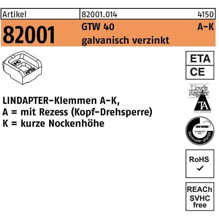 Lindapter, Kletterseil, (40 m)