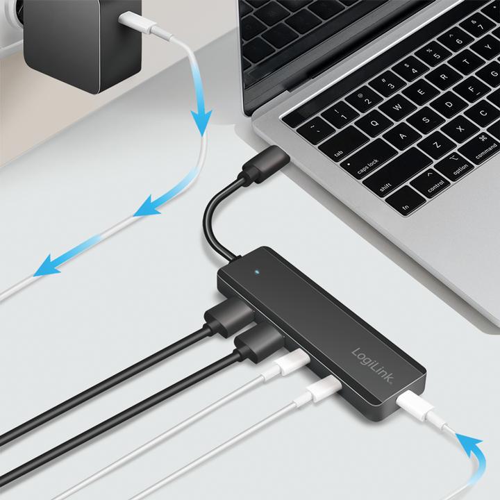 Produktbild LogiLink UA0412 (USB-C, 4 Ports)