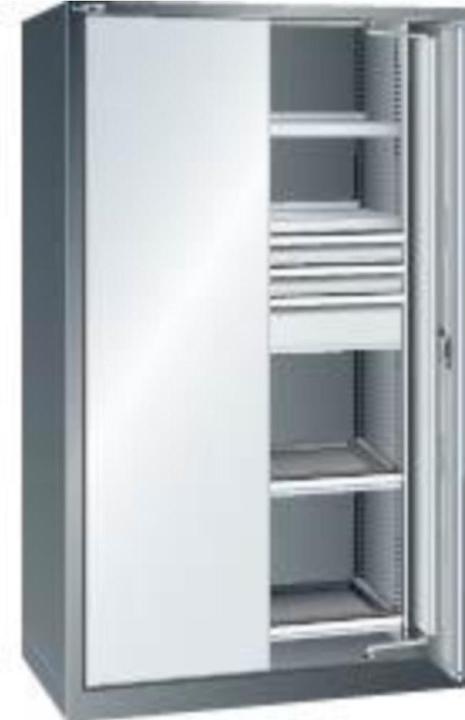 Image du produit Lista Armoire à portes battantes robuste (114.60 cm, 195 cm)