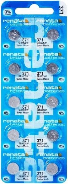 Actual product image Renata 371 / SR920SW (1 pcs., SR920, 35 mAh)