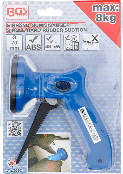 Produktbild BGS Einhand-Gummisauger ABS Ø 70 mm (Türgriff)