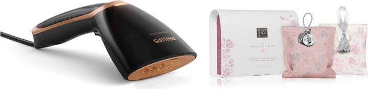 Actual product image Philips GC362/81 Steam&Go and Rituals sakura wardrobe sachets