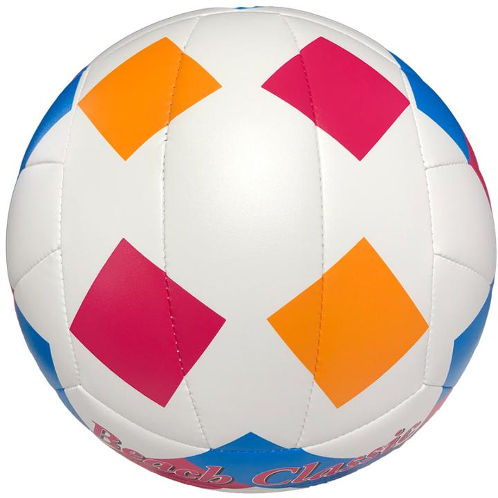 Actual product image Mikasa Piłka siatkowa plażowa Beach Classic biało-niebiesko-różowa BV543C-VXA-O (5) (5)