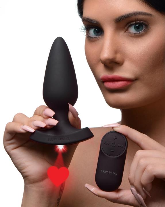 Produktbild XR Brands Laser Heart Large Anal Plug with Remote Control
