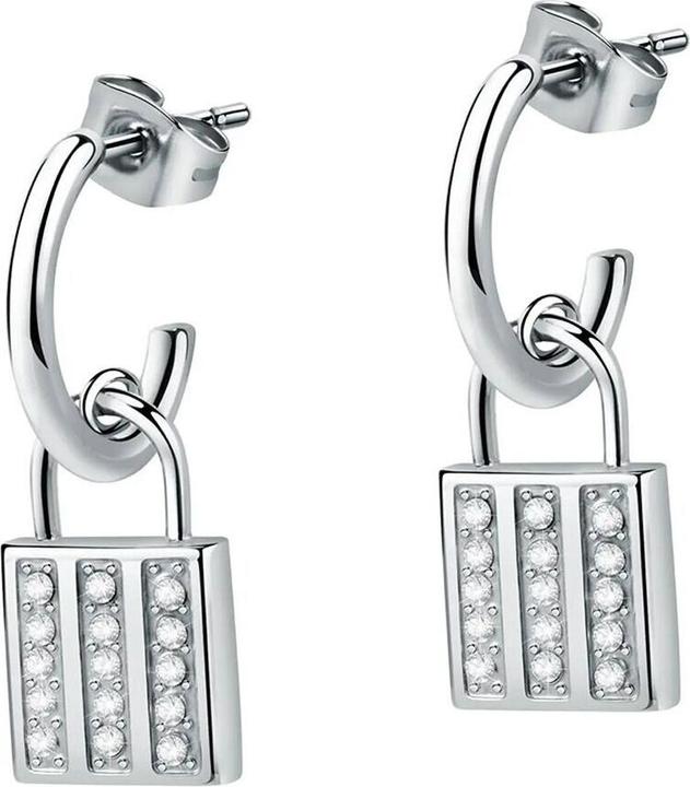 Image du produit Morellato Boucles d'oreilles en acier moderne avec cristaux Dolcevita SAUB08