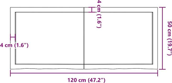 Immagine prodotto vidaXL Saba (120 x 50 x 4 cm)