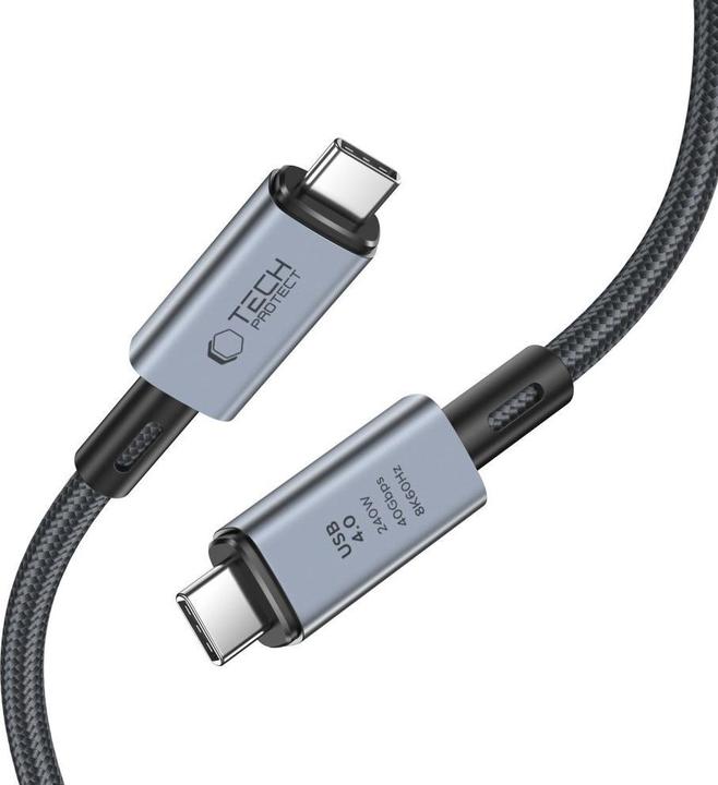 Actual product image Tech-Protect USB C - USB C (2 m, USB 4.0, 240 W)