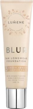 Lumene Blur 16h Longwear Foundation with SPF15 High Coverage Makeup 30ml/1.0oz