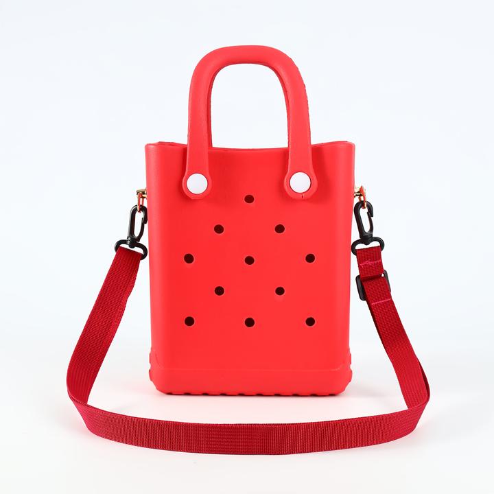 Produktbild Only-Bags.Store 1 Stück Mini Sommer Strandtasche, EVA Loch Reisetasche, Outdoor Sport Pool Boot Hochwertige